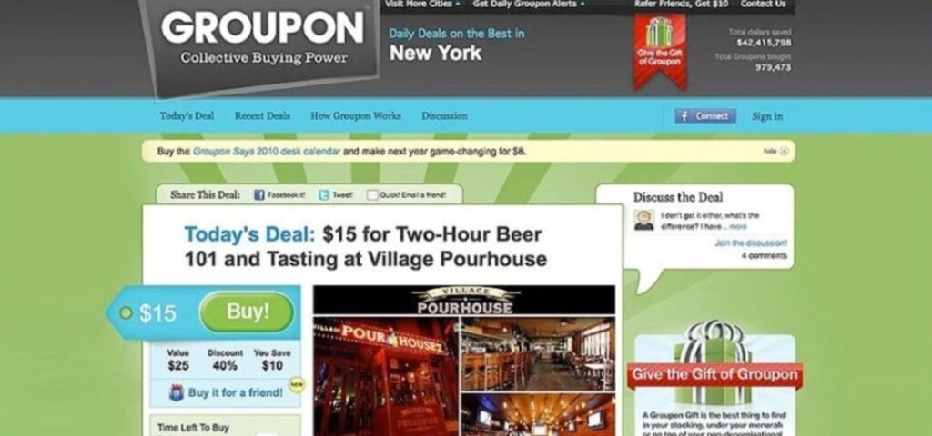 groupon screenshot