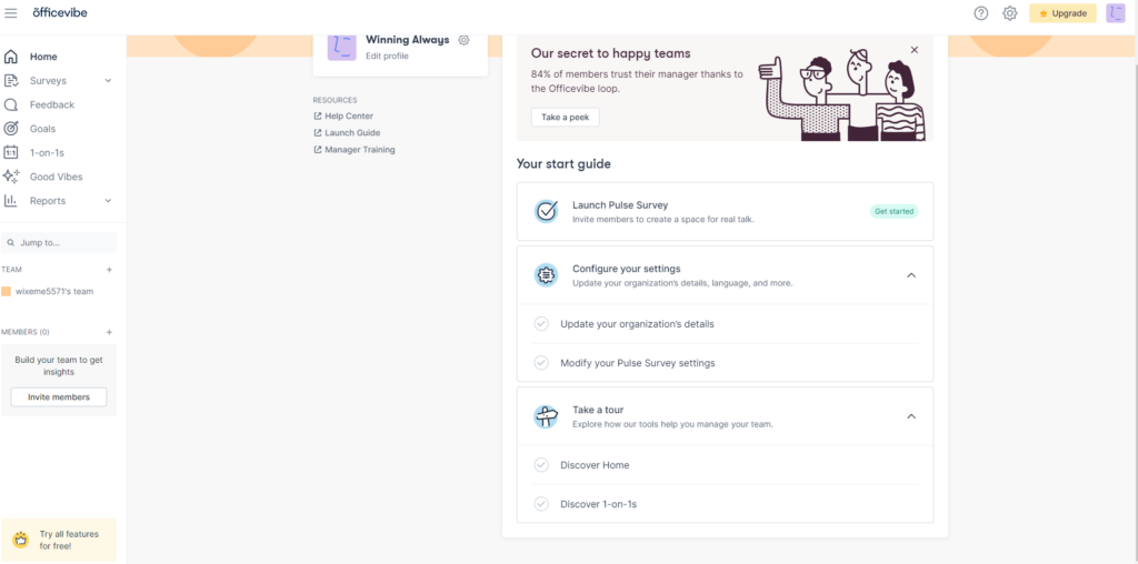 officevibe screenshot