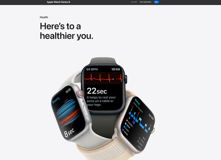 apple watch series 8 screenshot