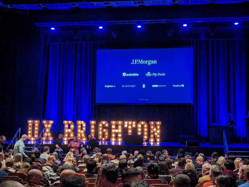 The kick-off portion of the UX Brighton Conference