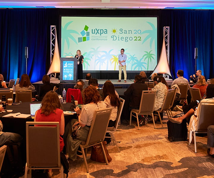 Speakers and attendees at the 2022 UXPA International Conference