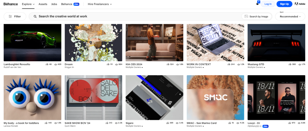 Behance, a community for graphic designers