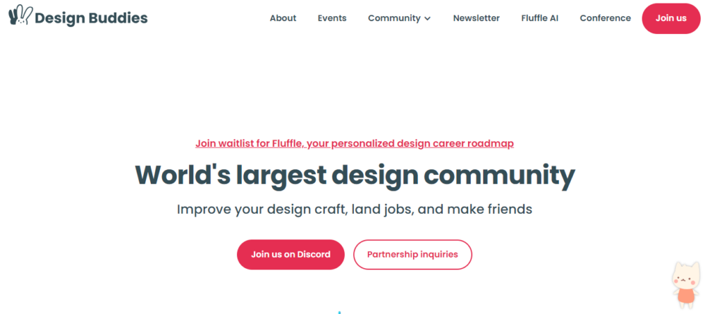 Design Buddies website