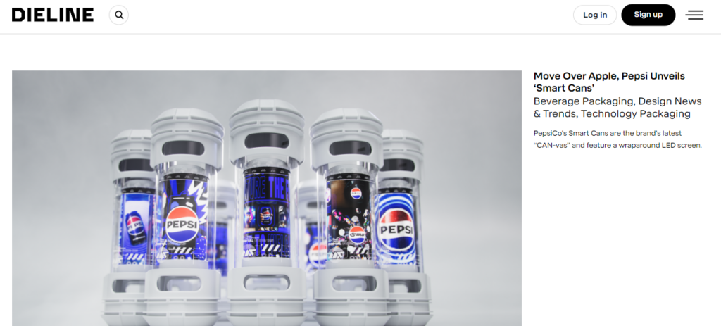 Dieline, a graphic design community
