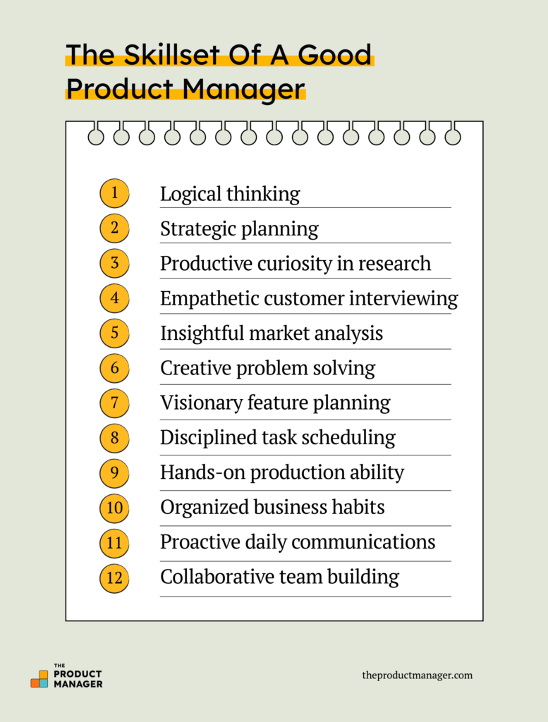 product management research job description