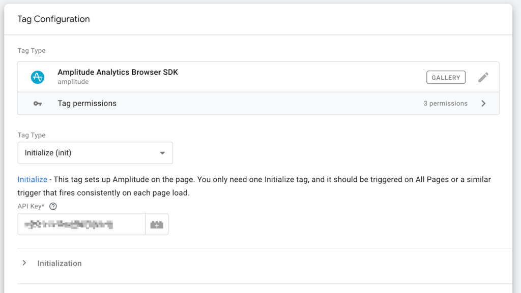 tag configuration screenshot