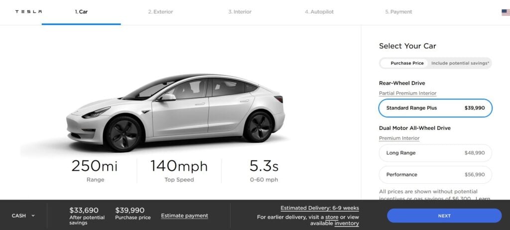 tesla screenshot