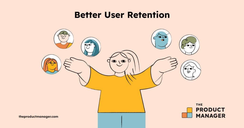 Better user retention infographic