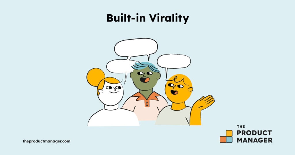 Built-in virality infographic