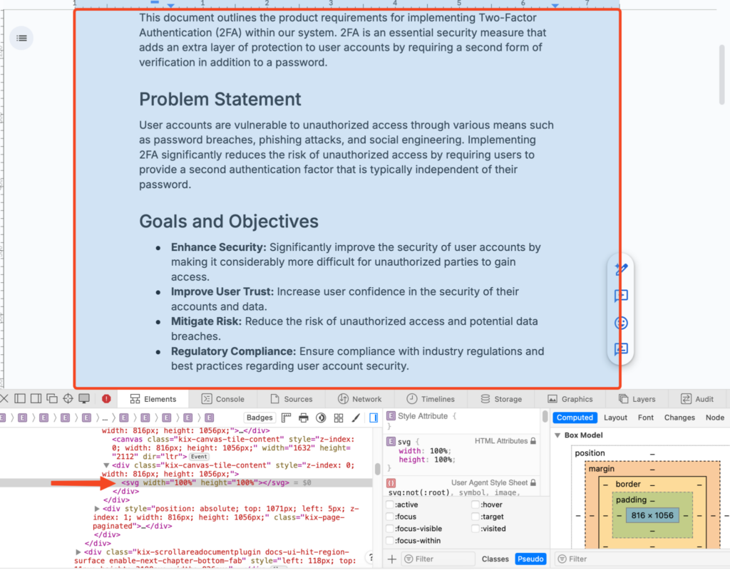 customer-centric approach screenshot