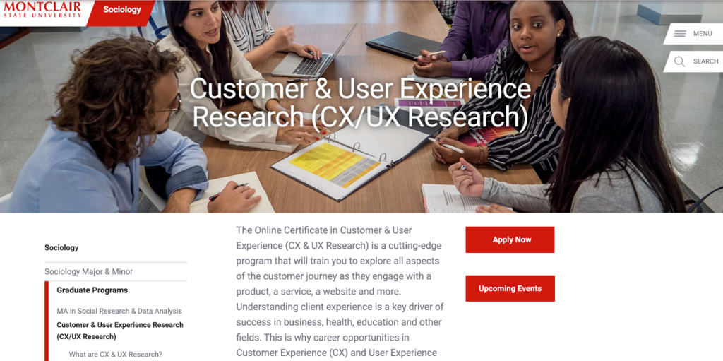 Customer & User Experience Research (CX/UX Research) screenshot