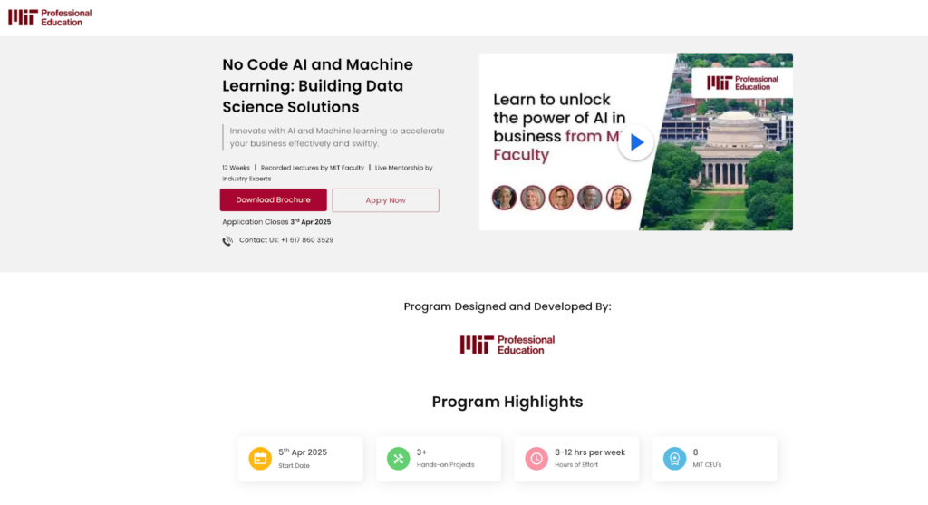 No Code AI and Machine Learning screenshot